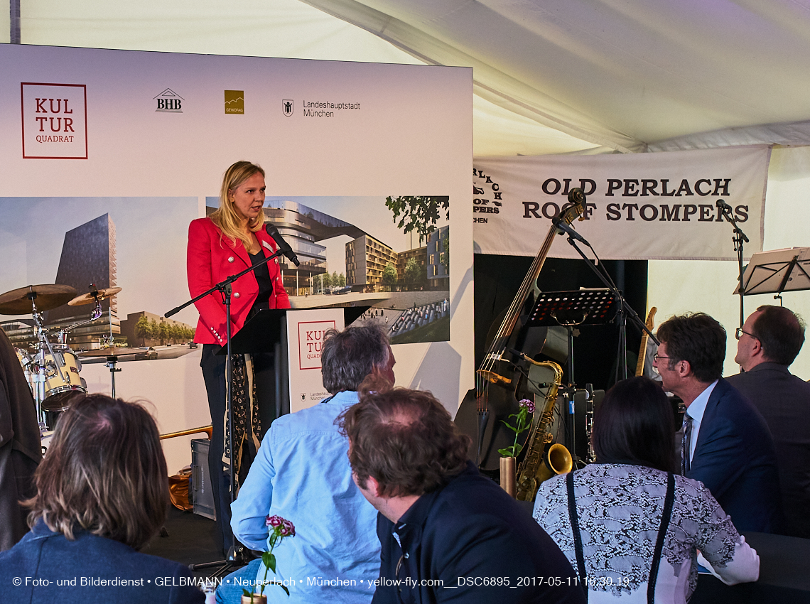 11. Mai 2017 - Grundsteinlegung für die LOGE und dem Kulturquadrat in Neuperlach